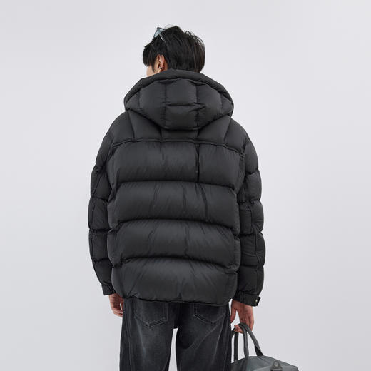 【新品上新】HX 冬季短款带帽羽绒服S100544148101 商品图3