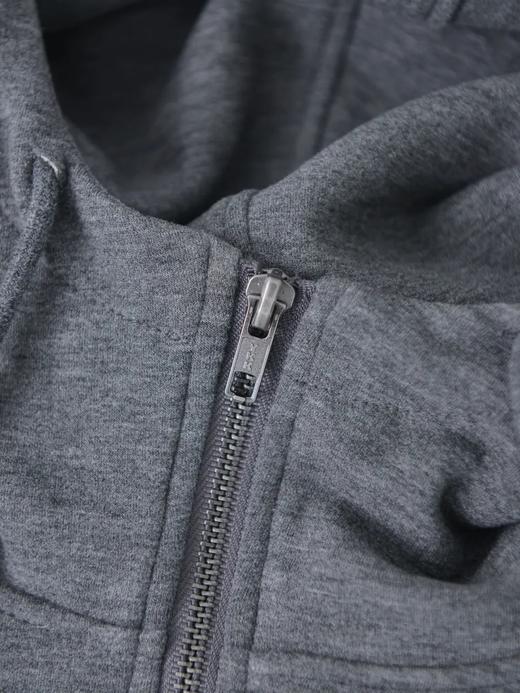 F030608春季新品蚕丝羊绒空气层休闲百搭连帽外套 商品图7