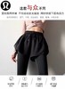F030671高腰收腹提臀瑜伽裤女外穿跑显瘦运动紧身裤健身假两件长裤 商品缩略图6