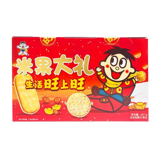 【旺旺】米果大礼包451g雪饼仙贝大米饼小小酥组合休闲食品节日送礼朋友喜爱 商品图2