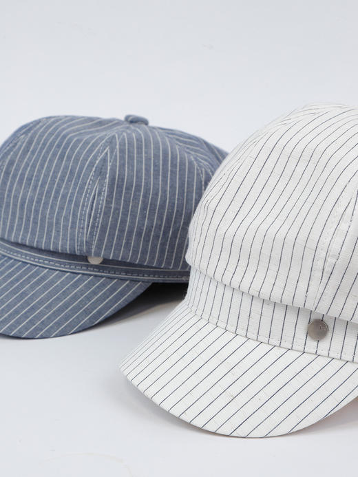 简约日系条纹八角帽鸭舌帽-纪念日百货门店同款169265338 商品图0