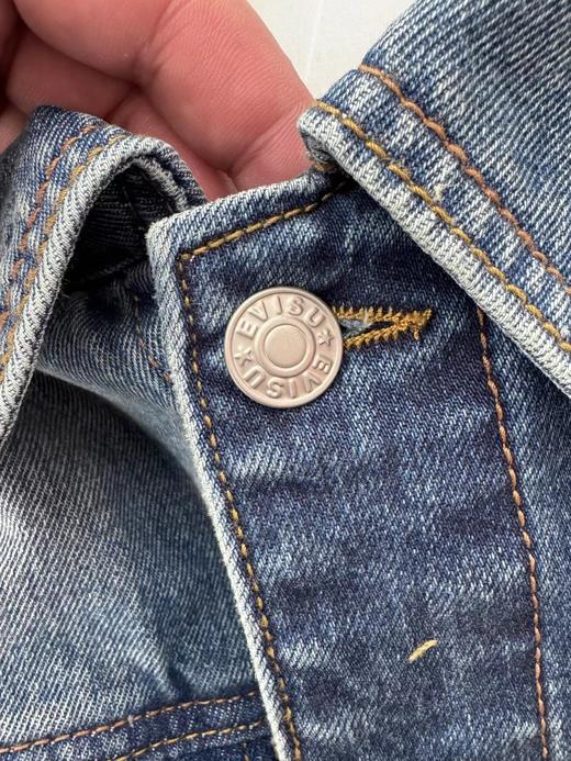 F030689男士解构风格拼布牛仔夹克外套男春秋款牛仔衣 商品图12