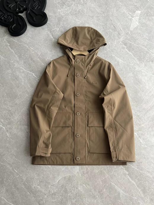 F030647男装防风防水复古潮流百搭舒适宽松连帽外套 商品图3