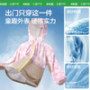 KK树宝宝防晒衣男童女孩儿童防晒服轻薄透气连帽外套户外防紫外线萌力涂鸦冰奶皮防晒衣 商品缩略图1