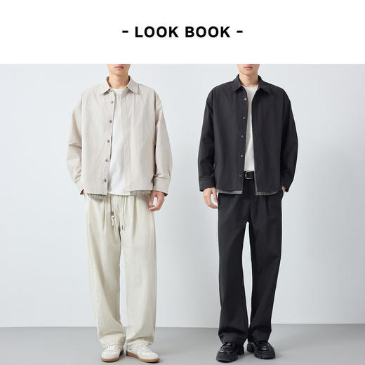 墨麦客男装美式休闲假两件翻领外套男2026春季新款男士夹克81602. 商品图4