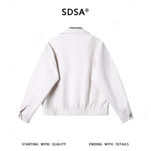 SDSA男装2026新款高贵轻奢假两件翻领夹克设计感外套休闲百搭上衣 商品图4