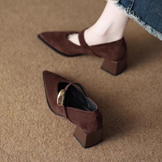 【69.9/双】巨好看法式绝美复古玛丽珍鞋女2026春季新款配裙子不累脚尖头单鞋聚★为爱严选 商品图2