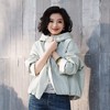 西子/踏青莱赛尔棉连帽浅绿色设计感百搭外套/WTXS0630 商品缩略图0