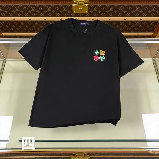 F030612新款日常通勤多巴胺logo刺绣款短袖圆领T恤 商品图10