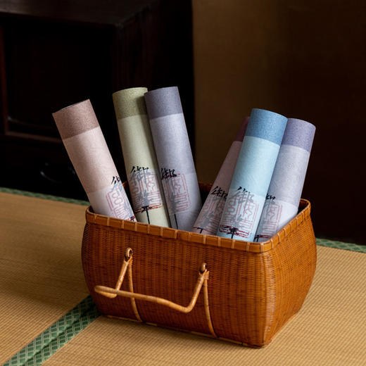 彩绘青云茶席/防水布禅意桌旗中式茶桌布茶垫茶艺功夫茶具茶道配件 商品图0