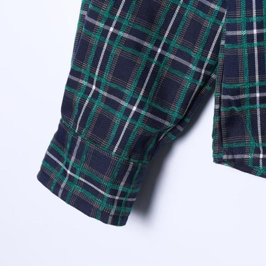 26CS39SDSA男装2026新款高贵轻奢韩版经典格纹格子拼接撞色连帽衬衫百搭 商品图4