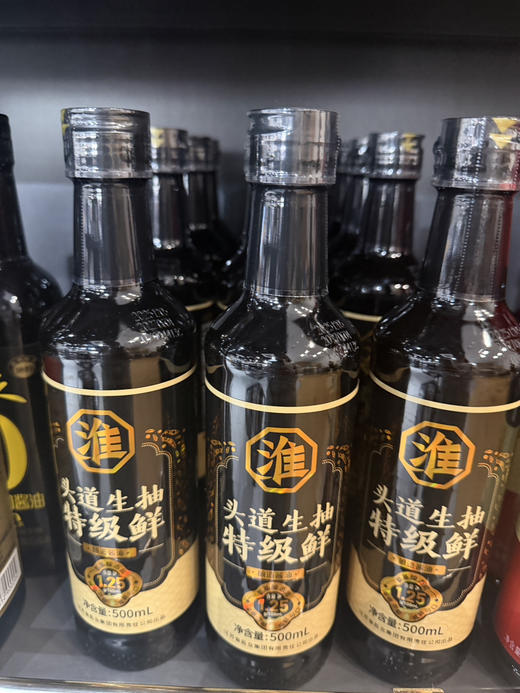 淮牌 头道生抽特级鲜500ml 商品图0