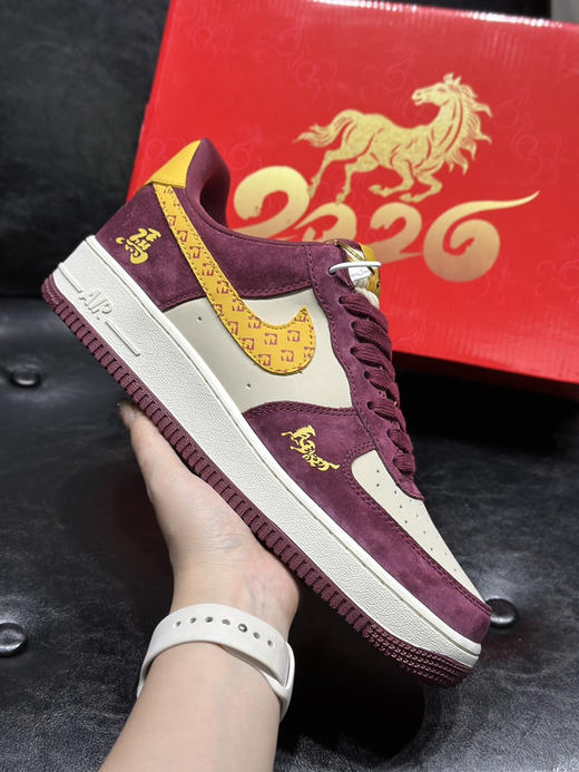 春季特惠💰430 马年限定 # NK Dunk LOW Year Of The Horse 空军一号 防滑耐磨 低帮 板鞋 男女同款 马到功成 迎新 限定款 商品图3