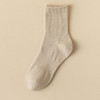 日式无印男士束腰中长袜良品棉质袜子秋冬中长筒袜透气休闲男袜 商品缩略图3