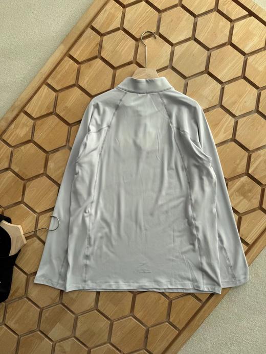 F030659日常通勤轻运动户外休闲半拉链薄绒卫衣 商品图8