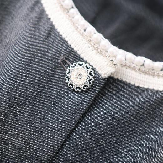 「高货wl」全新升级【铂金会员404/天猫549/差价145】(99835)洛诗琳2026春季通勤钉珠圆领天丝麻马甲气质阔腿裤套装 商品图2