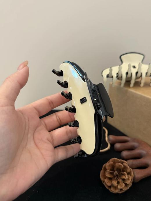 F030652醋酸材质极简线条点缀使者鲨鱼夹抓夹 商品图2