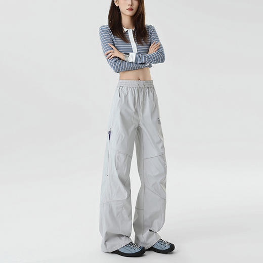 【热卖新款】2026年春季新款防水休闲裤 男女同款潮流多巴胺宽松直筒工装裤 商品图6