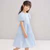 笛莎/Deesha 【松饼熊】2026年夏季新款女童时尚休闲度假风长款短袖泡泡袖棉布连衣裙 商品缩略图3