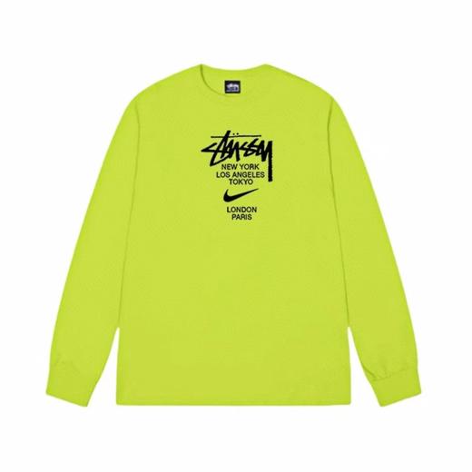 F030681联名款字母logo印花情侣圆领长袖T恤 商品图6