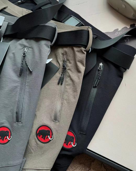 F030697户外防风防泼水红标限定3.0男软壳裤 商品图4