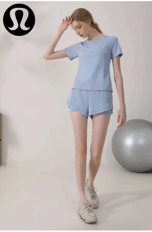 F030669运动短裤女夏季高腰健身跑步裤防走光透气速干训练三分裤瑜伽裤 商品图13