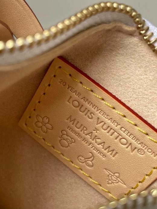 F030634人见人爱可拆卸零钱袋单肩斜挎白三彩手提包 商品图10