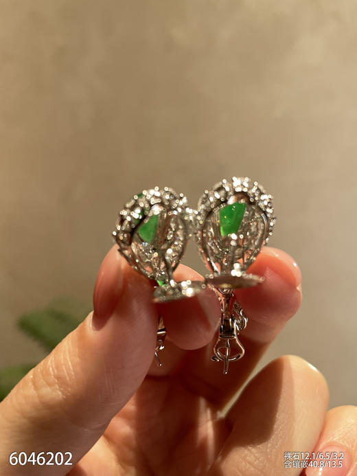 6046202，水滴耳坠。具体价格微信咨询 商品图6