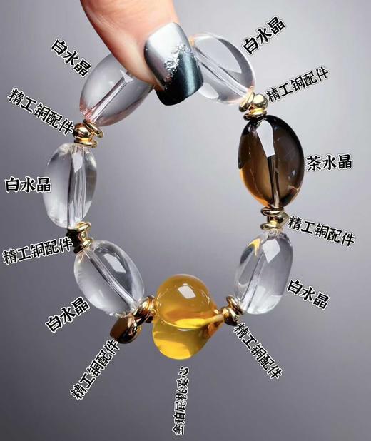 CrystalSoul巴西白水晶原创设计首饰 | 纯净心灵圣石，明星同款，水晶行业大咖亲选料【5-7天发货】 商品图4