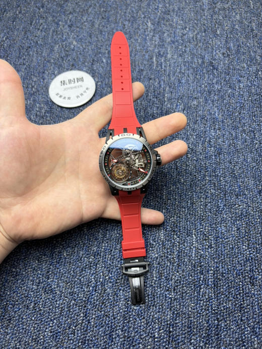 NEW罗杰杜彼钛金属镂空陀飞轮腕表 真陀飞轮RDDBEX0549男士腕表 商品图8