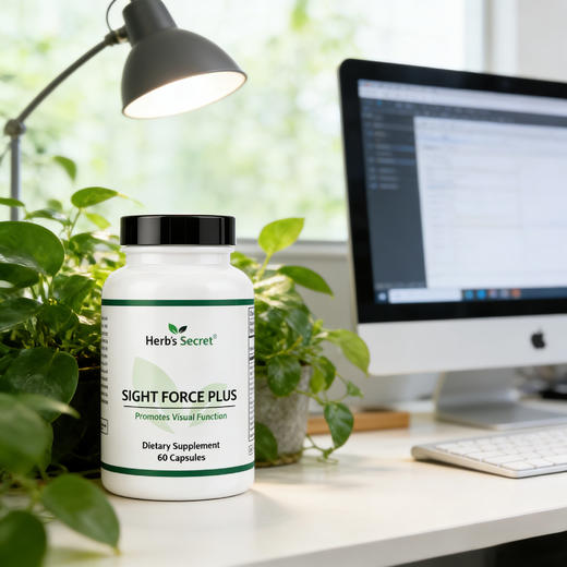 Herb’s Secret Sight Force Plus加强版复合精华护眼胶囊60粒 叶黄素玉米黄质胶囊 商品图2