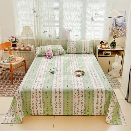 🌸【春季舒适透气老粗布床单三件套】天气渐暖，🔺毛茸茸的床单加上厚被子一晚上实在又闷又热 🔥换季时节未大家准备好了👉一款清爽透气的老粗布床单三件套  商品图6