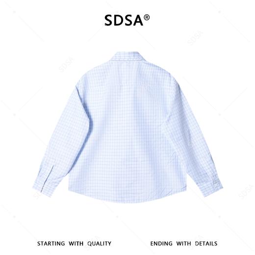 26CS29SDSA男装2026新款高贵轻奢韩版简约格子双翻领长袖衬衫百搭衬衣 商品图4