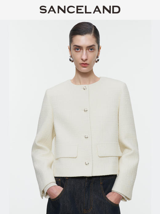 三石一澜小香风外套 商品图2