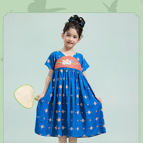 笛莎/Deesha 【观山见】2026年夏季新款女童连衣裙