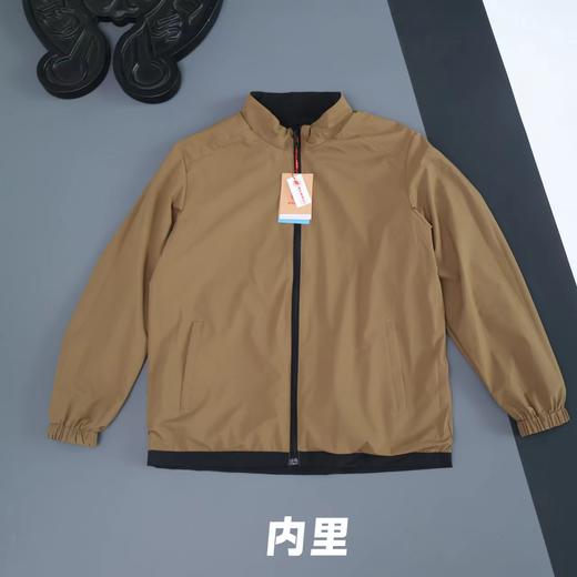 F030626户外运动双面穿防风防水秋款立领外套 商品图3