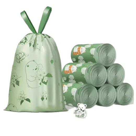 免撕抽绳垃圾袋家用加厚不易破手提式一次性特厚大号垃圾袋抽绳式 商品图4