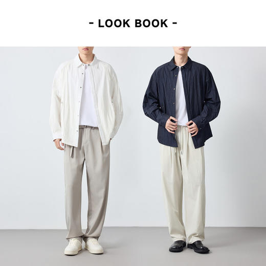 墨麦客男装美式休闲肌理夹克男2026春季新款结构拼接外套男81620. 商品图4