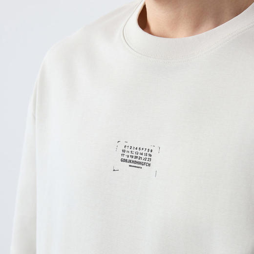 墨麦客男装美式休闲印花男士t恤2026春新款棉混纺短袖体恤75220. 商品图3