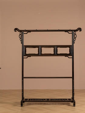 红木洼堂肚圈口中牌子衣架