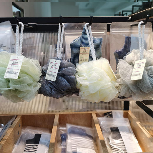 无印沐浴球大号成人良品日式洗澡擦浴室搓背搓澡巾浴泡泡球浴花 商品图3