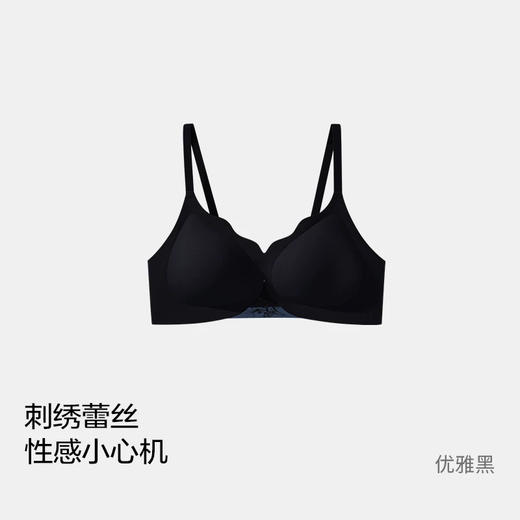 出口原单雷丝重工刺绣美背内衣 商品图11