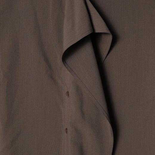 SDSA男装2026新款高贵轻奢设计师纯色立领长袖衬衫百搭复古衬衣 商品图2