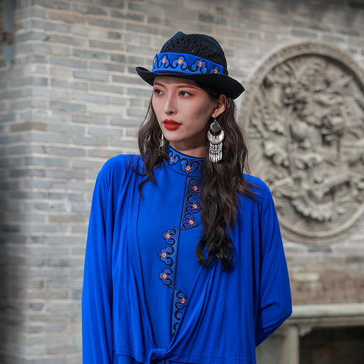 【杨丽萍老师同款】孤鸿舞民族风小礼帽 | 现货加急发 商品图1