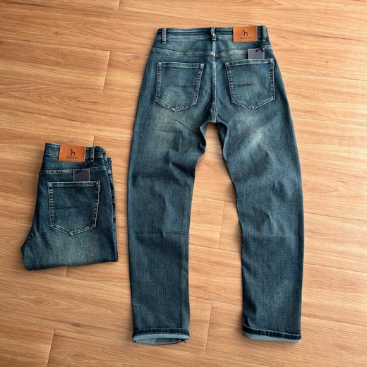 春款经典百搭小直筒立体裁剪版型微弹牛仔裤 商品图1