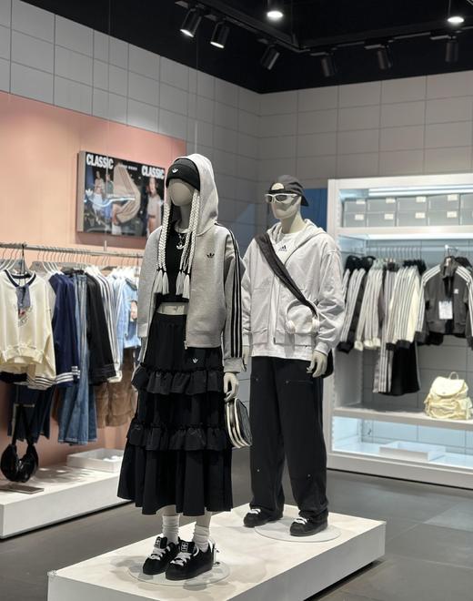 三叶草AD连帽棉卫衣外套 商品图0