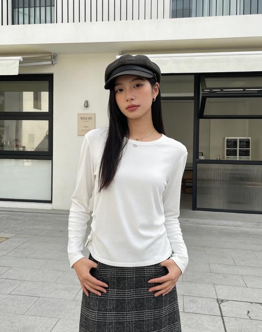 圆领小标双边抽褶睡衣-纪念日百货门店同款169151402 商品图0