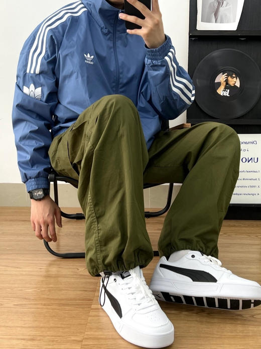 阿迪三叶草新款洒脱不挑人夹克外套 商品图8