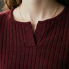 PALUOPO/PL小V领女衫ET255055R/约重230g帕罗 商品缩略图12