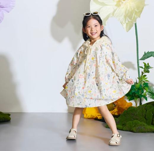 GAP 49.9元 洋气长袖宽松蓬蓬连衣裙 (线上线下同时在售不保证有货，活动款不退不换介意勿拍) 657665-QS 商品图0